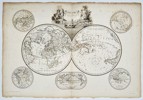 Conrad Malte-Brun (1775-1826) – World Map on Various Projections – World – Engraving (Hand-coloured) (1837)