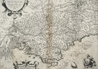 Pierre-Jean Bompar (1591-1660) – Map of Provence – France – Engraving (1635)