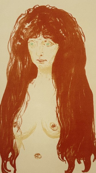 Edvard Munch (1863-1944), after – Sin – Offset print (20th Century)