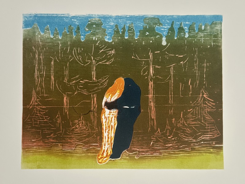 Edvard Munch (1863-1944), after – Towards the Forest II – Offset print (20th Century)