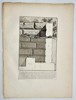 Giovanni Battista Piranesi - The Grand "Area dell'Ustrino" - Parte della gran Muraglia, la quale circondava la grand 'Area dell' Ustrino