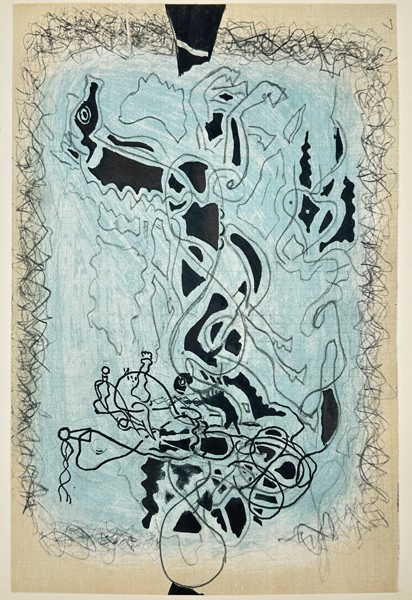 Georges Braque (1882–1963),after – Abstract Composition – Surrealism – offset print (20th century)