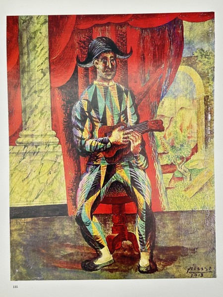 Pablo Picasso (1881–1973), after – Harlequin with Guitar – Offset print (20th Century)