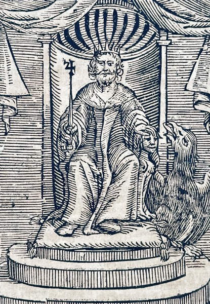 Theophrastus von Hohenheim (1493–1541) – Jupiter or Tin – Woodcut (16th Century)