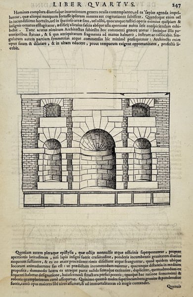 Sebastiano Serlio (1475–1554) – Rusticated Archway – woodcut (1537)