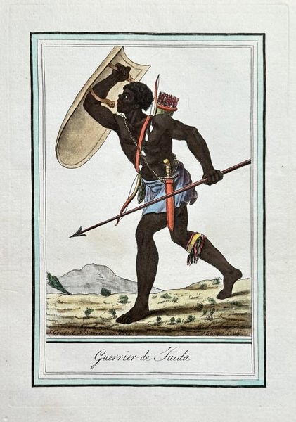 Jacques Grasset de Saint-Sauveur – Warrior of Juida (Whydah) (Guerrier de Juida)