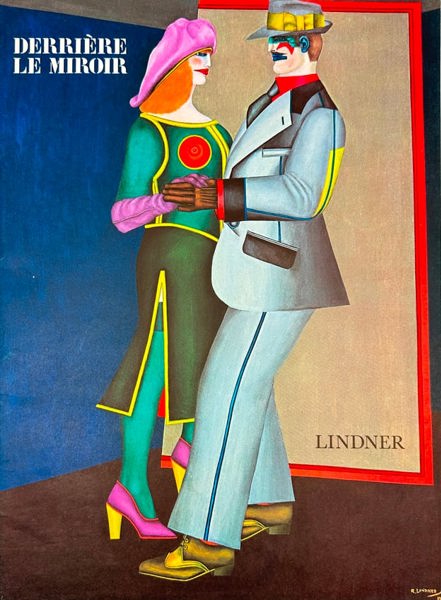 Richard Lindner – Derrière Le Miroir – Illustrated Art Booklet (1971)