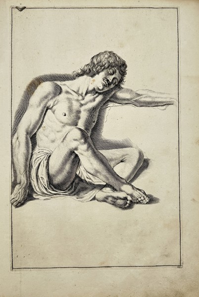 Frederick de Wit -Aesthetic Male Figure - from "Lumen Picturae: A Classical Drawing Manual"