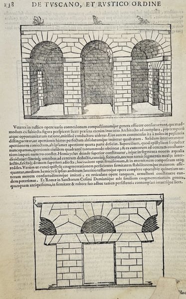 Sebastiano Serlio – Architectural Studies of the Tuscan and Rustic Orders