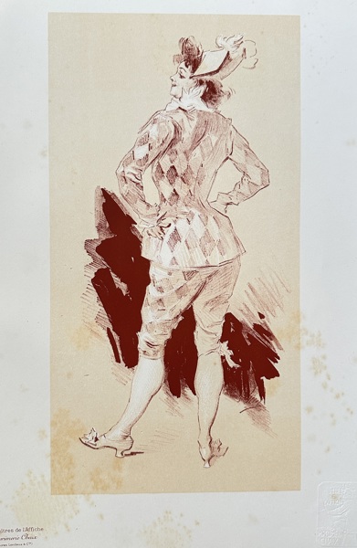Henri Boutet (1851–1919) – Harlequin – Lithograph (c. 1895-1900)