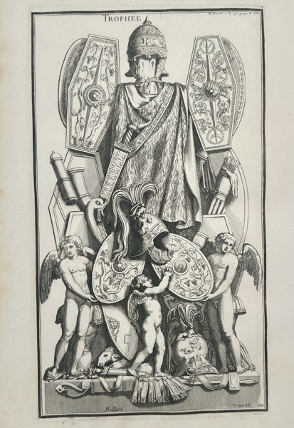 Bernard de Montfaucon (1655–1741) – Trophée of Classical Arms – Engraving (1719)