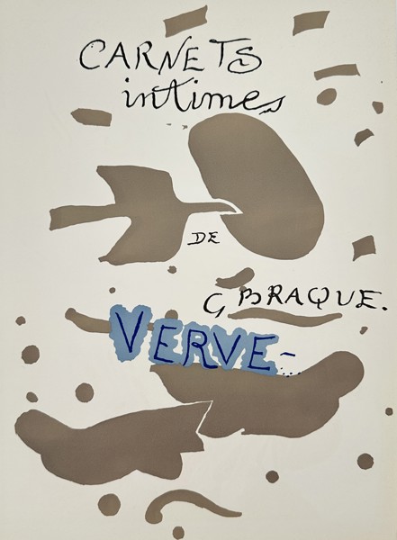 Georges Braque (1882–1963) – Cover for Carnets Intimes – Offset print (20th Century)