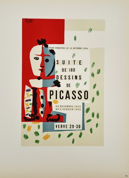 Pablo Picasso (1881-1973) – Suite de 180 Dessins de Picasso – Mourlot Lithograph (20th Century)