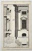Leonhard Christoph Sturm (1669–1719) – Architectural Elevation of an Exterior Corner with Corinthian Columns, Pedimented Window, and Foundation Plan – Engraving (c. 1714–1721)