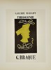 Georges Braque (1882-1963),after – Exhibition Poster for Theogonie at Galerie Maeght – Lithograph (1959)