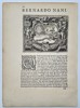 Girolamo Ruscelli (1500–1566) – Emblem of Bernardo Nani – Engraving (1566)