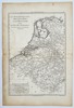 Rigobert Bonne (1727–1794) – Map of the Seven United Provinces of the Netherlands or Holland – Netherlands – Engraving (1780)