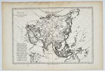 Rigobert Bonne (1727–1794) – Map of Asia – Asia – Engraving (1780)