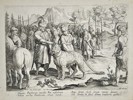 Johannes Stradanus (1523–1605) – King Arsaces Taming a Leopard – Engraving (1578)