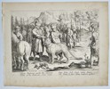 Johannes Stradanus (1523–1605) – King Arsaces Taming a Leopard – Engraving (1578)