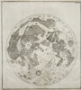 Athanasius Kircher (1602–1680) – Map of the Moon – World – Engraving (1665)