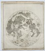 Athanasius Kircher (1602–1680) – Map of the Moon – World – Engraving (1665)