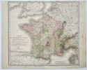 Edme Mentelle (1730–1815) – Map of the Kingdom of France – France – Etching (1822)