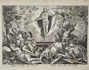 Adriaen Collaert (1560–1618), after Marten de Vos – The Resurrection of Christ – Engraving (1600)