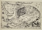 Lodovico Guicciardini (1521–1589) – View of the City of Brielle – Netherlands – Engraving (1625)