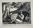 Giovanni Merlo (Active c. 1640–1660) – Saint Guilielmus as a Hermit – Engraving