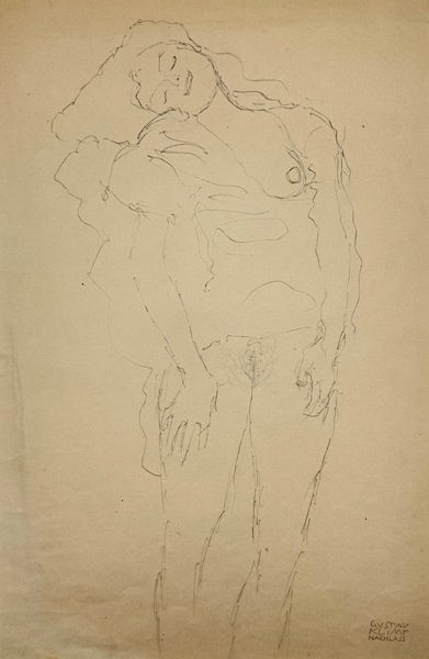 Gustav Klimt (1862-1918) - Collotype Sitzende Frau (Sitting Frau)