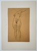 Gustav Klimt (1862-1918) – Standing Female Nude – Lithograph (20th century)