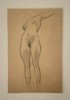 Gustav Klimt (1862-1918) – Standing Female Nude – Lithograph (20th century)