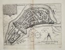 Lodovico Guicciardini (1521–1589) – Map of Wachtendonck: Wachtendonck (Germany) - Engraving (1648)