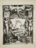 Girolamo Ruscelli (1504–1566) – Allegorical Coat of Arms of the Count of Trinity - Engraving (1566)