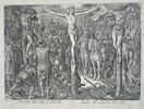 Philips Galle (1537–1612) – The Grand Crucifixion – Copperplate engraving (16th)