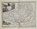 Georges-Louis Le Rouge (c. 1712–c. 1790) – Map of Czech Republic - the Margravia - Hand-Coloured Engraving (1748–1756)