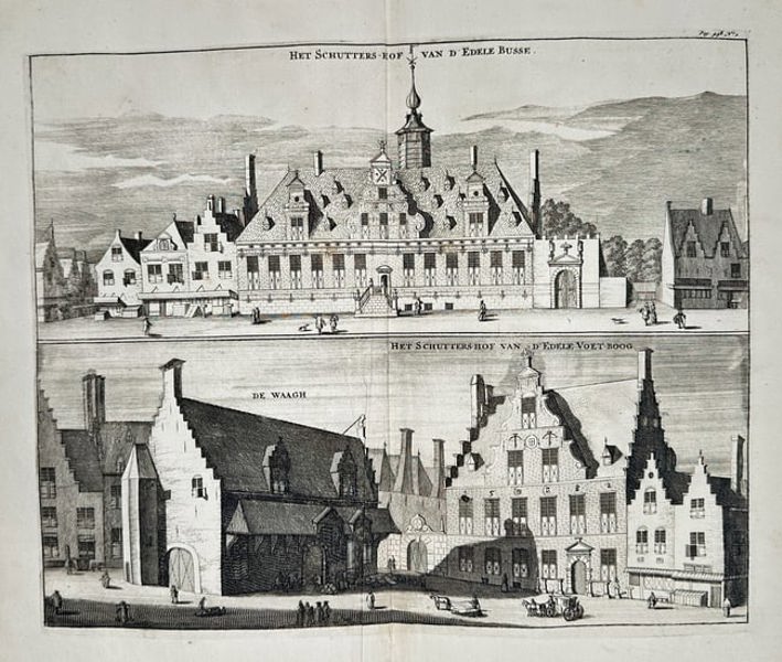 Daniel Stoopendaal (1672–1726) – The Militia House of the Noble Bus and the Noble