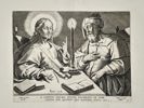 Adam van Noort (1562–1641) – Christ and Nicodemus – Engraving (1580–1641)