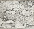 François Halma (1653–1722) – Map of the Middle Eastern Realms and Lands, Ancient and Modern – Copperplate engraving (18th Century)