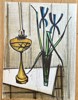 Bernard Buffet (1928–1999),after – Still Life of Iris – offset print (20th century)