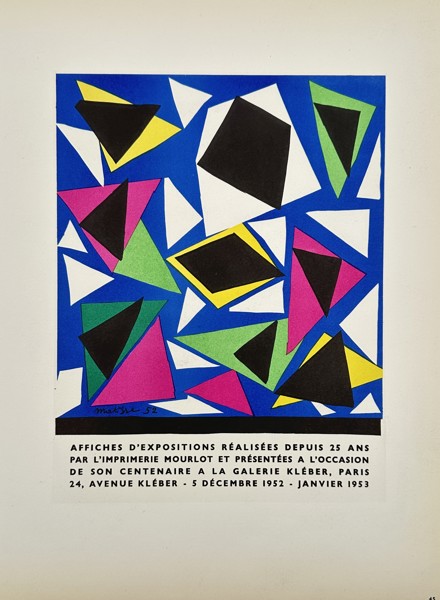 Henri Matisse (1869-1954), after – Affiches d’Expositions Mourlot – Lithograph (1952)