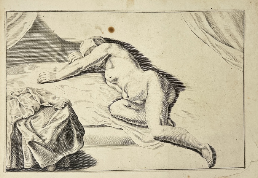 Frederick de Wit (1630–1706) - Lumen Picturae: A Classical Drawing Manual - Nude Woman - 1675