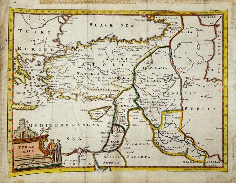 Thomas Jefferys (1719-1771) - Turkey In Asia with Cyprus