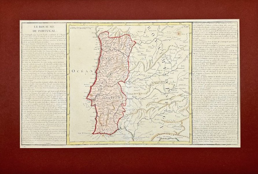 Jean Baptiste Louis Clouet (1729-1790), Royaume Despagne, Alentejo, Douro, Minho, Beira - The Kingdom of Portugal