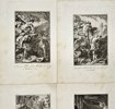Bause (1738–1814), C. G. Cook (18th-century engraver), J. J. Haid (1704–1767) - Set of 4 Antique Engravings – Mythological Scenes from Classical Antiquity