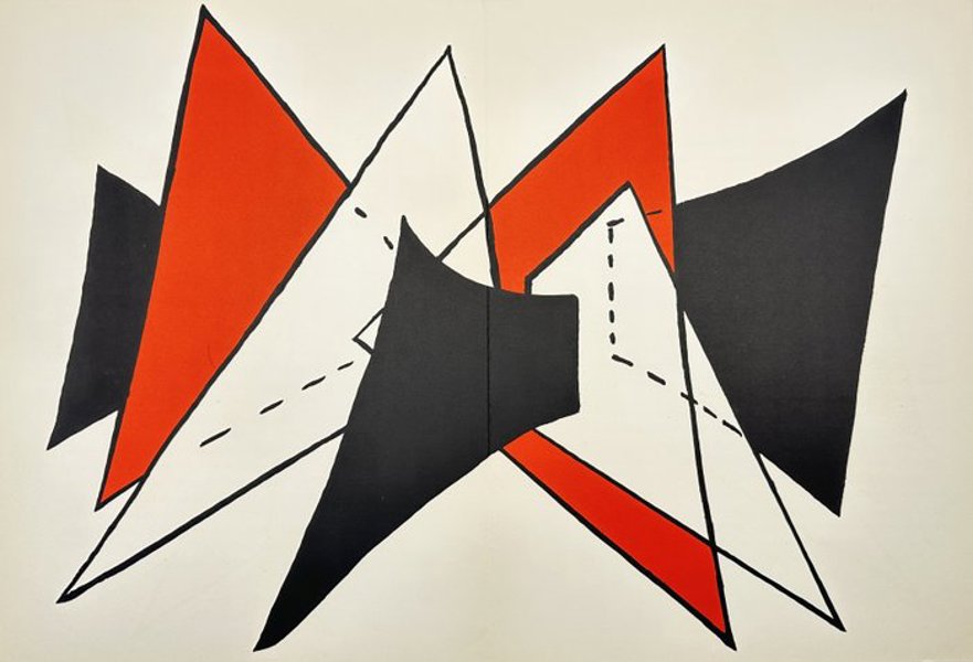 Alexander Calder (1898-1976) - Original lithography, from Derriere Le Mirroire #141 - Paris