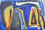 Bram Van Velde (1895-1981) - Original lithography, from Derriere Le Mirroire #216 - Paris