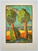 Lars-Gunnar Holmqvist - Tranquil Swedish Landscape – Original Engraving (Sweden, 1949)