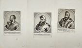 Matthäus Merian the Elder (1593-1650) - Set of 3 Copper-plate Engravings - Portraits of Envoys of the Great Khan of the Tatars to the Swedes
